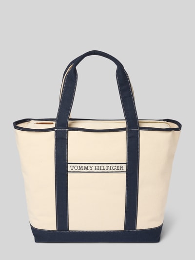 Tommy Hilfiger Strandtas van katoen Donkerblauw - 2