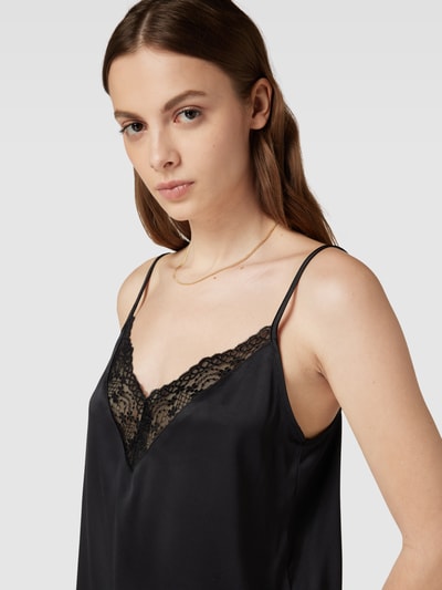 ONLY Trägertop mit Spitzenbesatz Modell 'VICTORIA' Black 3