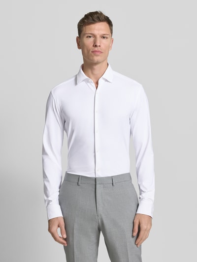 HUGO Slim Fit Business-Hemd Modell 'KENNO' Weiss 4