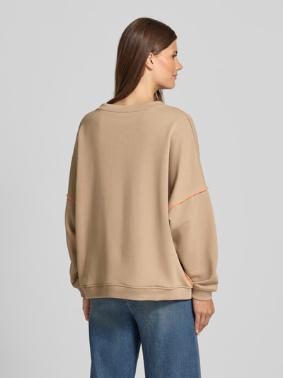 miss goodlife Relaxed Fit Sweatshirt mit Motiv-Print Sand 5