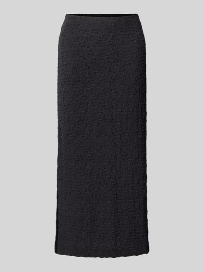 Tom Tailor Denim Eng anliegender Midi-Rock aus Baumwoll-Mix Black 2