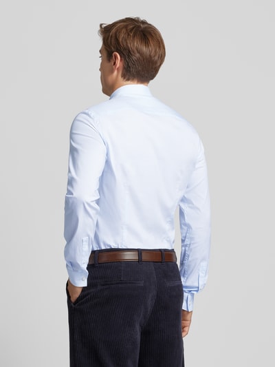 Tiger Of Sweden Extra slim fit zakelijk overhemd met kentkraag, model 'BRODIE' Lichtblauw - 5