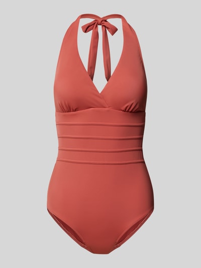 MAGIC Bodyfashion Badeanzug in unifarbenem Design Rot 1