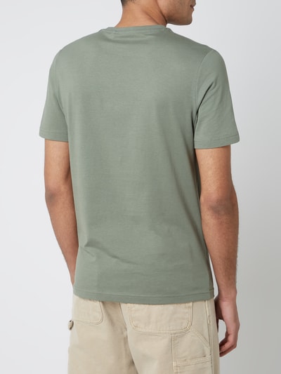 s.Oliver RED LABEL T-shirt z bawełny Khaki 5