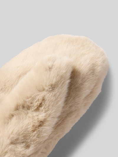 Kurt Beines Rękawiczki z detalem z logo damskie Beżowy 3