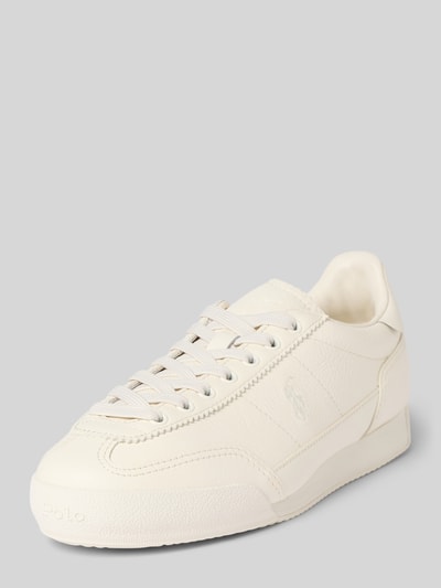 Polo Ralph Lauren Niskie sneakersy z prawdziwej skóry model 'HESTER' Złamany biały 1