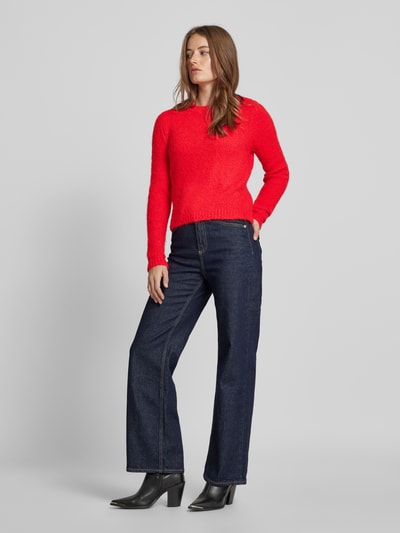 Vero Moda Pullover mit Rundhalsausschnitt Rot 1