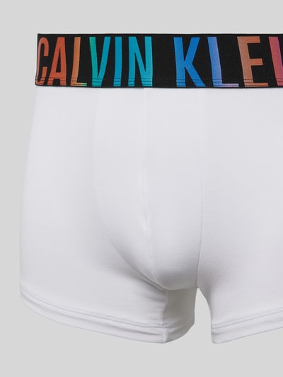 Calvin Klein Underwear Trunks mit elastischem Label-Bund Weiss 2