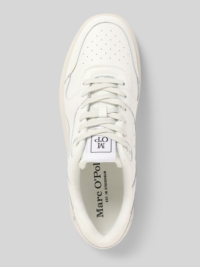 Marc O'Polo Low Top Sneaker aus Rindsleder Weiss 3