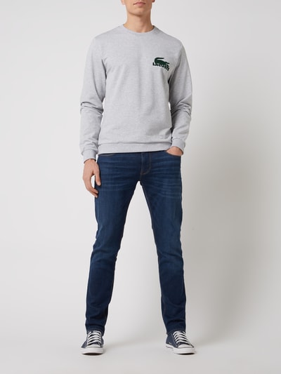 Lacoste Sweatshirt mit Label-Print Mittelgrau 1