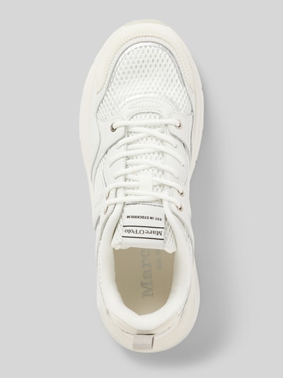 Marc O'Polo Low Top Sneaker mit Leder-Anteil Weiss 3