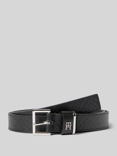 Tommy Hilfiger Ledergürtel mit Logo-Monogramm Black 1