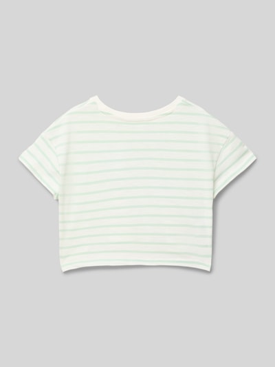 Mango T-Shirt mit Statement-Print Ecru 3