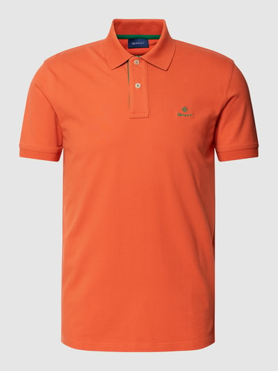 Gant Poloshirt mit Kontraststreifen Modell 'CONTRAST COLLAR' Orange 2