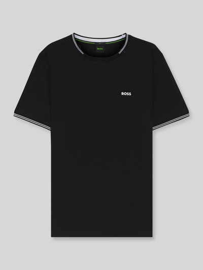 BOSS Green Regular Fit T-Shirt aus Baumwoll-Mix Modell 'TAUL ' Black 2