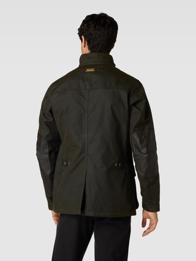 Barbour Jacke mit  aufgesetzten Pattentaschen Modell 'OGSTON' Oliv 5