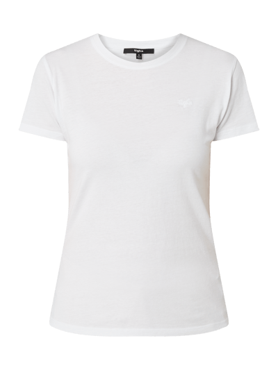 Tigha T-Shirt mit Logo-Stickerei Weiss 2