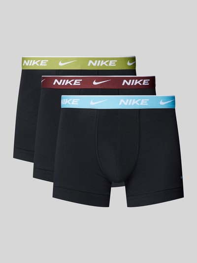 Nike Trunks mit elastischem Logo-Bund im 3er-Pack Bordeaux 1