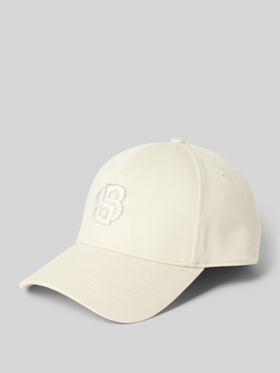 BOSS Basecap mit Label-Detail Modell 'Zed' Sand 1