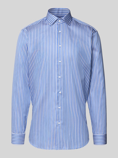 SEIDENSTICKER REGULAR FIT Regular fit zakelijk overhemd van katoen met kentkraag Koningsblauw - 2