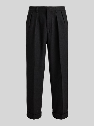 Polo Ralph Lauren Bundfaltenhose aus Wolle mit Bundfalte Anthrazit Melange 2