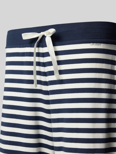 Skiny Wide Fit Pyjama-Hose mit elastischem Bund Dunkelblau 2