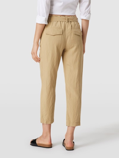 Marc O'Polo Broek met linnen Beige - 5