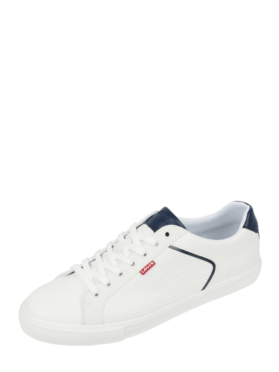 Levi’s® Acc. Sneaker in Leder-Optik Modell 'Woodward 2.0'  Weiss 1