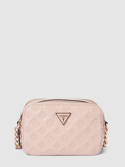 Guess Umhängetasche mit Strukturmuster Modell 'NOELLE' Rosé 2