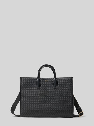 BOSS Henkeltasche mit Label-Applikation Modell 'SANDY TOTE SQ' Black 2