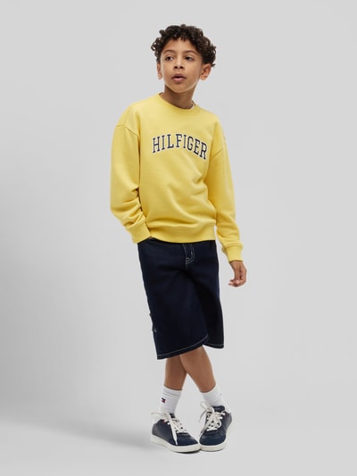 Tommy Hilfiger Kids Regular Fit Sweatshirt aus Baumwoll-Mix GELB 1