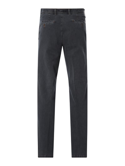 Eurex By Brax Jeans met labelpatch Middengrijs gemêleerd - 4