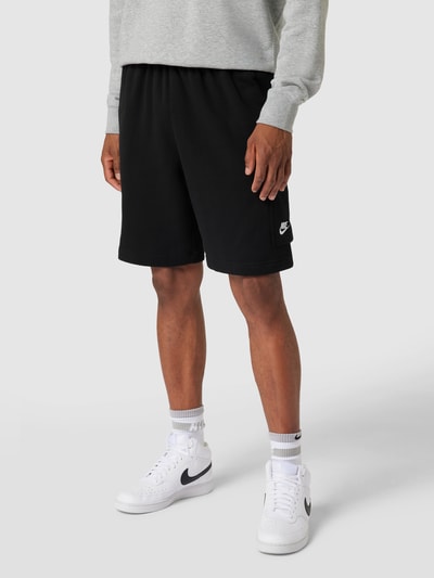 Nike Sweatshorts mit Label-Stitching Black 4