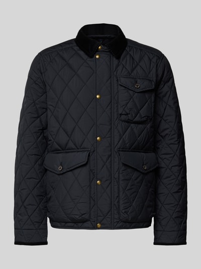 Polo Ralph Lauren Gewatteerd jack met platte kraag, model 'BEATON' Zwart - 2