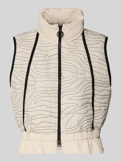 Marc Cain Gilet met tweewegritssluiting Zand - 1