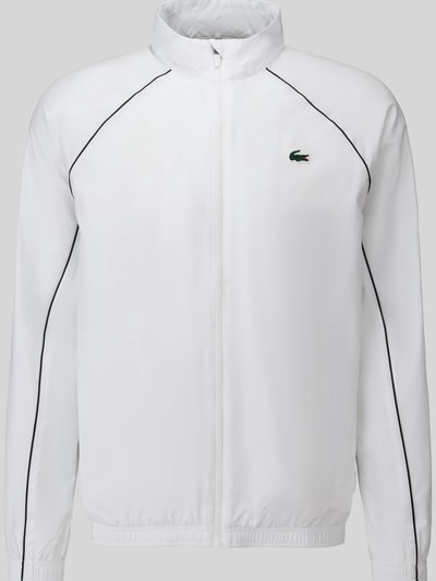Lacoste Sport Regular Fit Trainingsjacke mit Logo-Patch Weiss 2