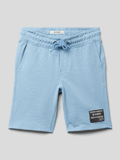 Garcia Sweatpants mit Label-Patch Blau 1