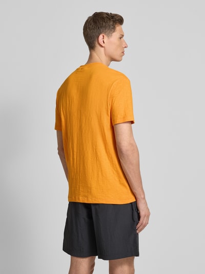 Napapijri T-Shirt mit Label-Print Modell 'ARBIA' Orange 5