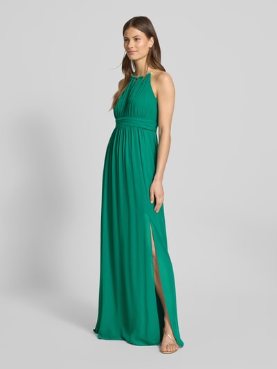 Jake*s Cocktail Abendkleid mit gelegten Falten Apfel 1