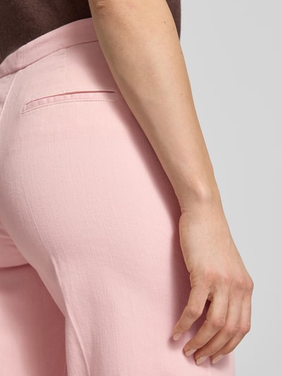 SEDUCTIVE Wide leg broek met persplooien model 'Bridget' Lichtroze - 3