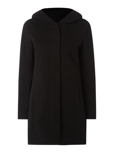 Vero Moda Kurzmantel mit Kapuze Modell 'Dafnedora' Black 1