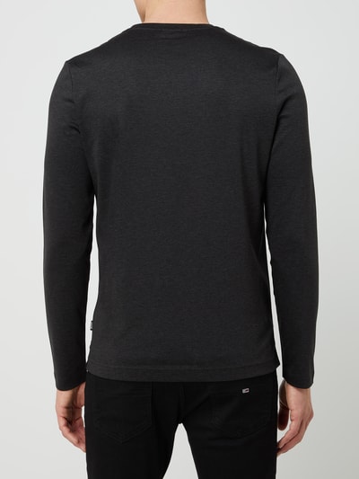 BOSS Slim Fit Longsleeve aus merzerisierter Baumwolle Modell 