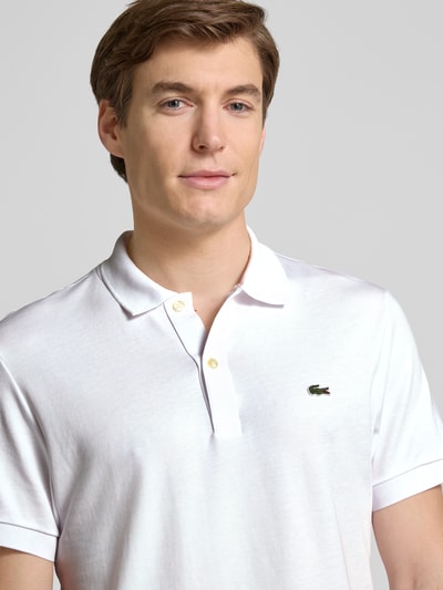 Lacoste Regular fit poloshirt met labeldetail Wit - 3