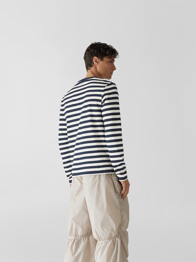 Iro Longsleeve mit Streifenmuster Dunkelblau 5