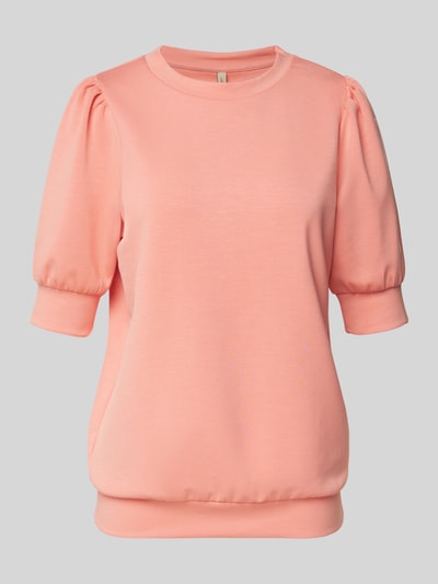 Soyaconcept Sweatshirt mit gerippten Abschlüssen Pink 2