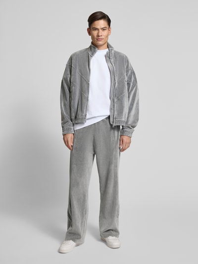HUGO Oversized Sweatpants aus Baumwoll-Mix Modell 'DELSONI' Mittelgrau 1