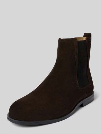 CK Calvin Klein Chelsea Boots mit elastischem Einsatz Dunkelbraun 1