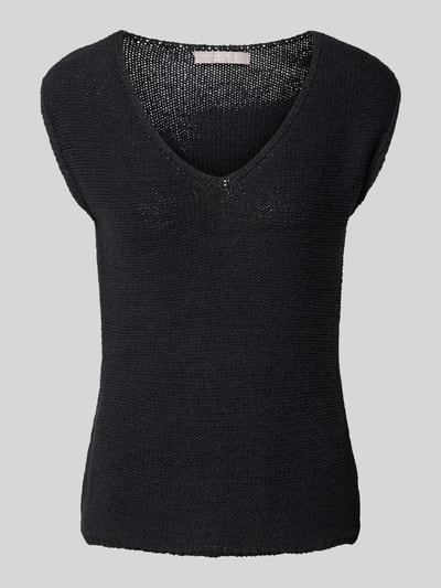 Christian Berg Woman Selection Tanktop in Strick-Optik Black 1