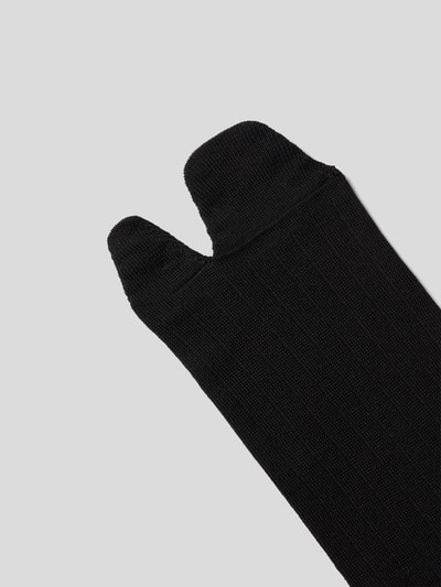 Maison Margiela Socken mit Tabi-Toe Schwarz 3
