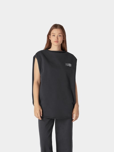 MM6 Maison Margiela Sweatshirt im Oversized-Look Black 4